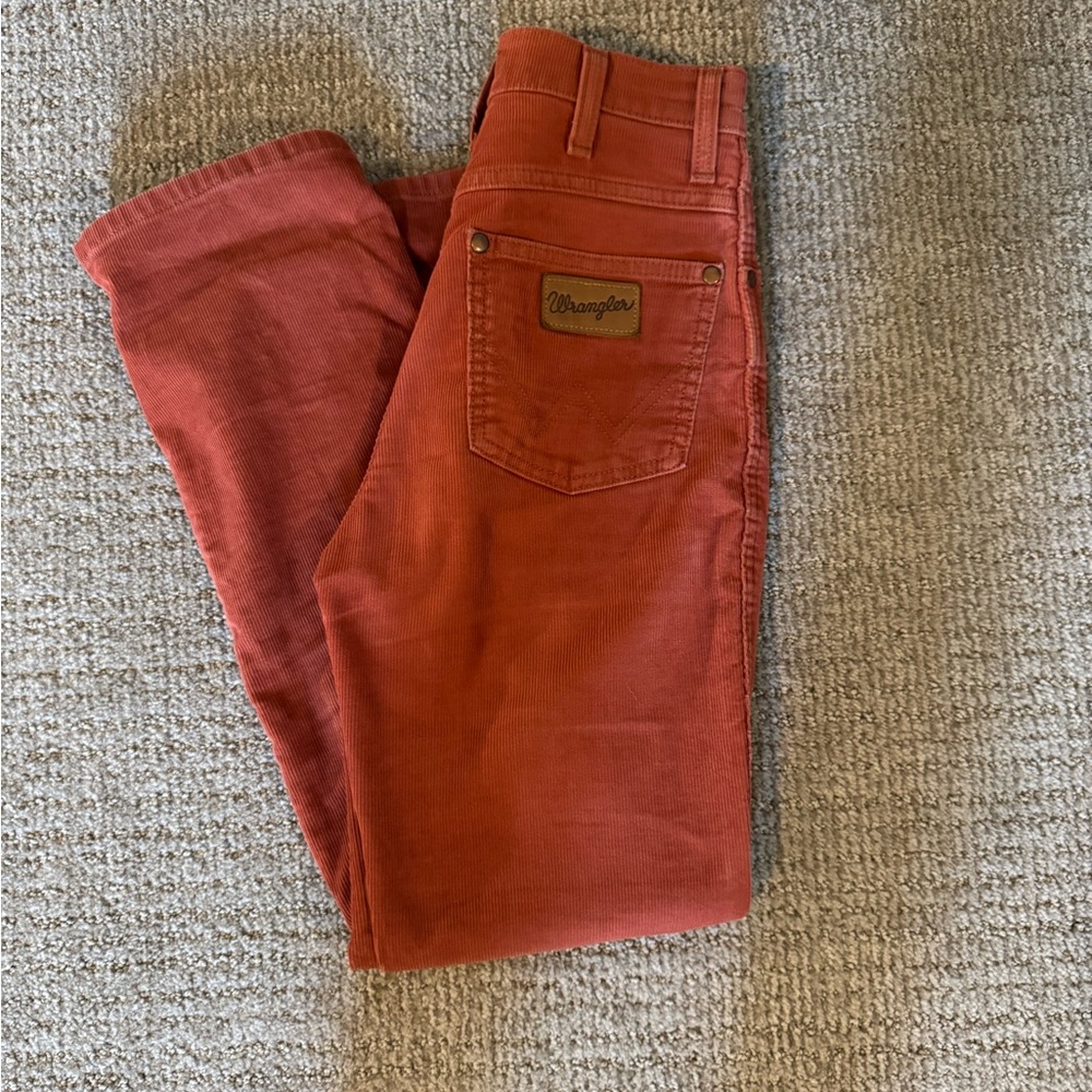Orange Women’s Corduroy Wranglers